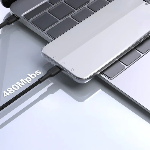 Kabel Dudao L9C Max 240W PD USB-C / USB-C 2m czarny