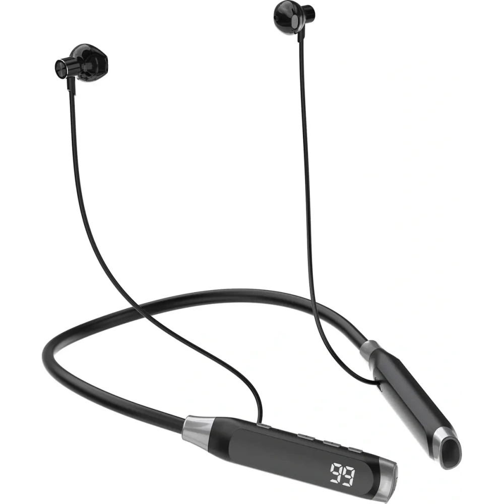Bezprzewodowe słuchawki dokanałowe Dudao U5 Max Bluetooth 5.0 z pałąkiem na szyję czarne