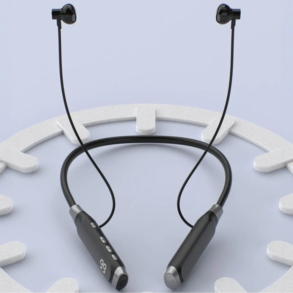 Bezprzewodowe słuchawki dokanałowe Dudao U5 Max Bluetooth 5.0 z pałąkiem na szyję czarne