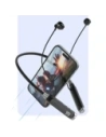 Bezprzewodowe słuchawki dokanałowe Dudao U5 Max Bluetooth 5.0 z pałąkiem na szyję czarne