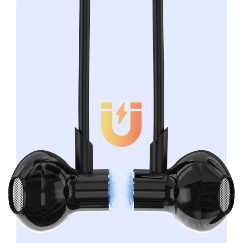 Bezprzewodowe słuchawki dokanałowe Dudao U5 Max Bluetooth 5.0 z pałąkiem na szyję czarne