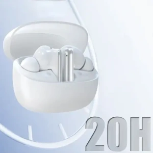 Bezprzewodowe słuchawki dokanałowe Dudao U21 TWS ANC ENC Bluetooth 5.4 białe