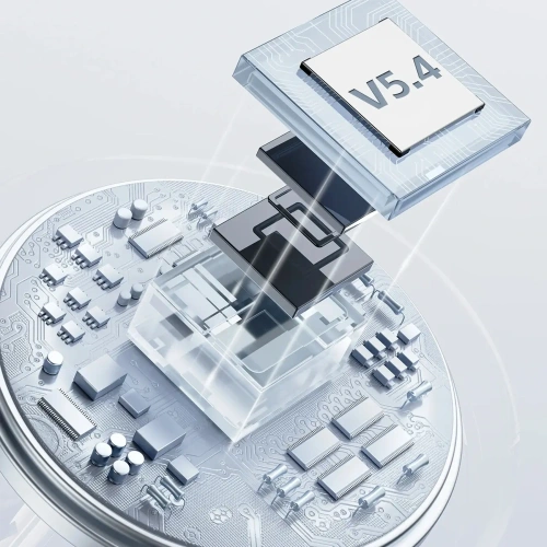 Bezprzewodowe słuchawki dokanałowe Dudao U21 TWS ANC ENC Bluetooth 5.4 białe