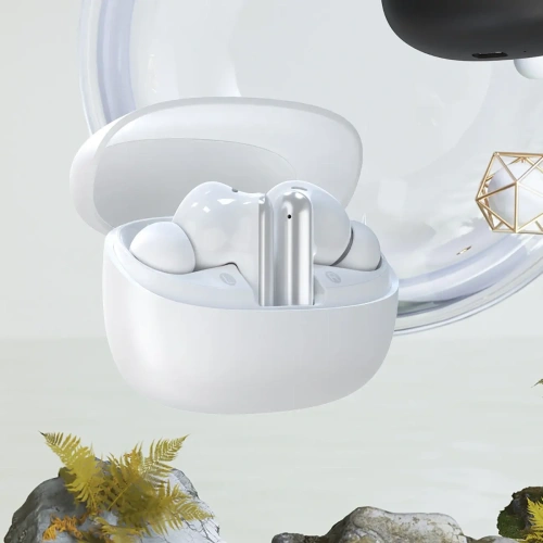 Bezprzewodowe słuchawki dokanałowe Dudao U21 TWS ANC ENC Bluetooth 5.4 białe