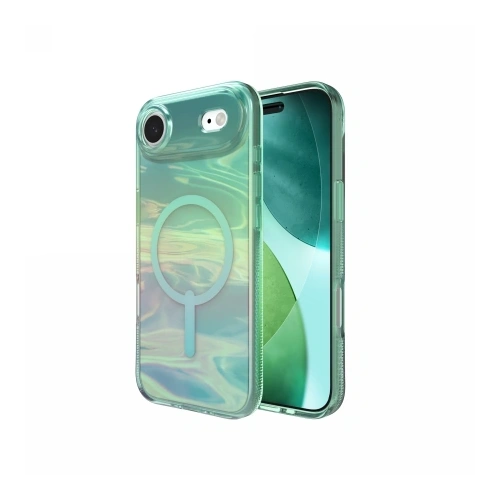 Etui ZAGG Milan Snap do Apple iPhone Air MagSafe (iridescent oil slick)