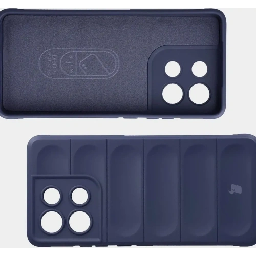 Pancerne etui Bizon Case Tur do Motorola Moto G86 Power 5G granatowe