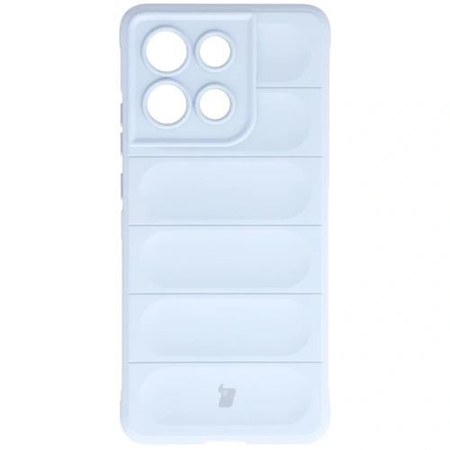 Pancerne etui Bizon Case Tur do Motorola Moto G86 Power 5G jasnoniebieskie