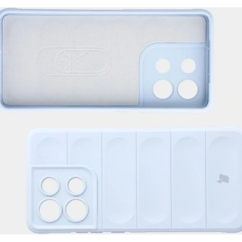 Pancerne etui Bizon Case Tur do Motorola Moto G86 Power 5G jasnoniebieskie