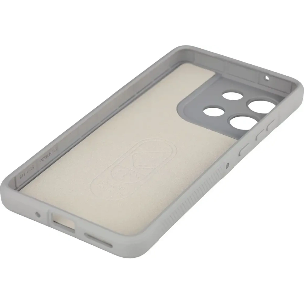 Pancerne etui Bizon Case Tur do Motorola Moto G86 Power 5G jasnoszare