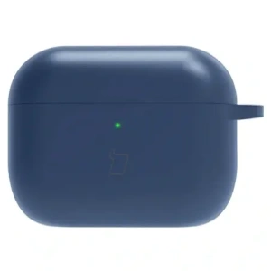 Silikonowe etui z karabińczykiem Bizon Case Headphone Silicone do AirPods Pro 3 granatowe