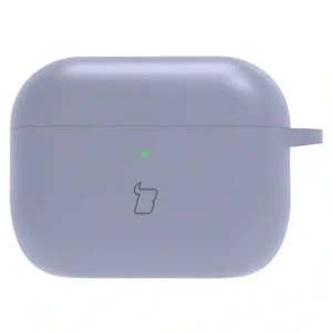 Silikonowe etui z karabińczykiem Bizon Case Headphone Silicone do AirPods Pro 3 szare