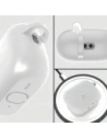 Silikonowe etui z karabińczykiem Bizon Case Headphone Silicone do AirPods Pro 3 białe