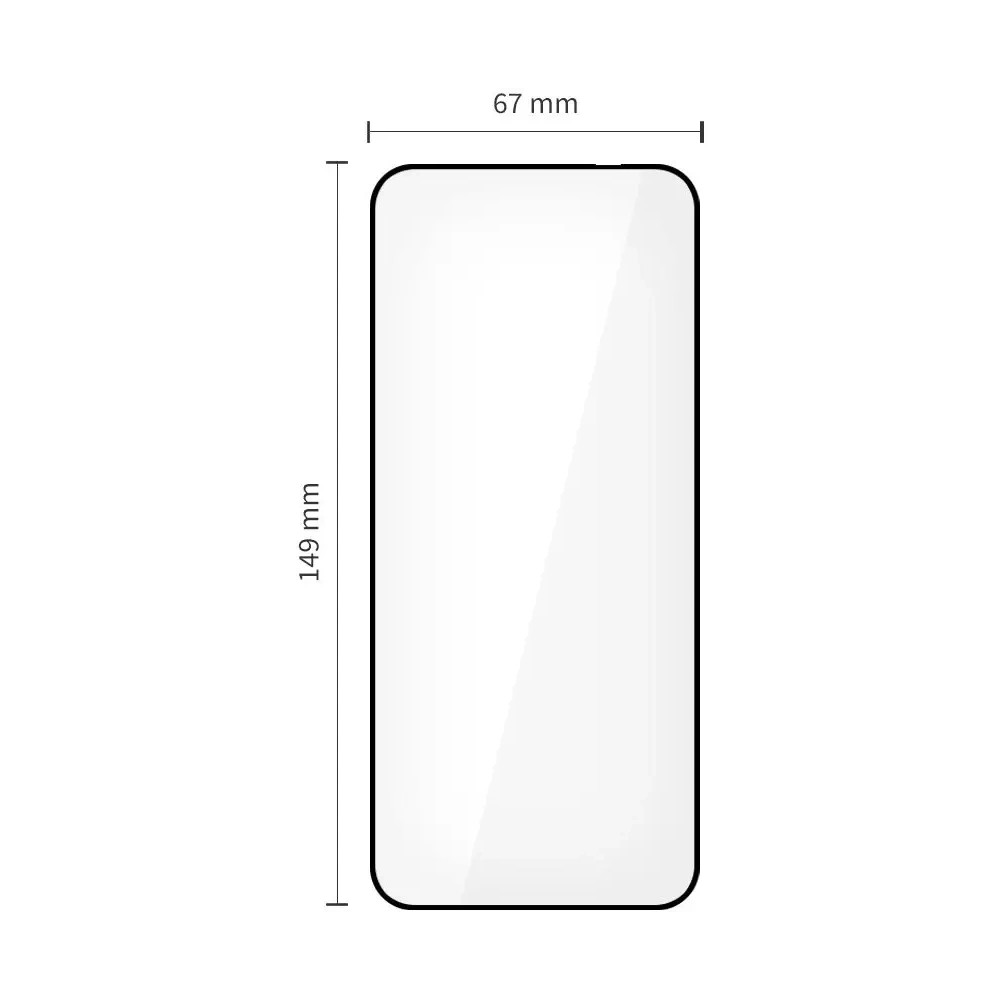 Szkło hartowane Tech-Protect Glass Fit+ do Motorola Edge 50 Neo / 60 Neo Black [2 PACK]