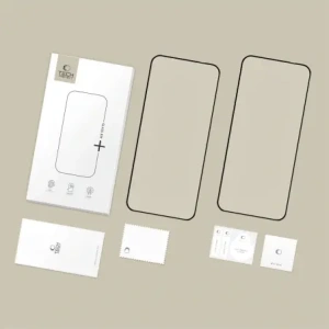 Szkło hartowane Tech-Protect Glass Fit+ do Motorola Edge 50 Neo / 60 Neo Black [2 PACK]