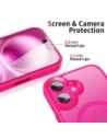Etui Tech-Protect MagMat MagSafe do Apple iPhone 16 Blazing Pink