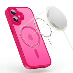 Etui Tech-Protect MagMat MagSafe do Apple iPhone 16 Blazing Pink