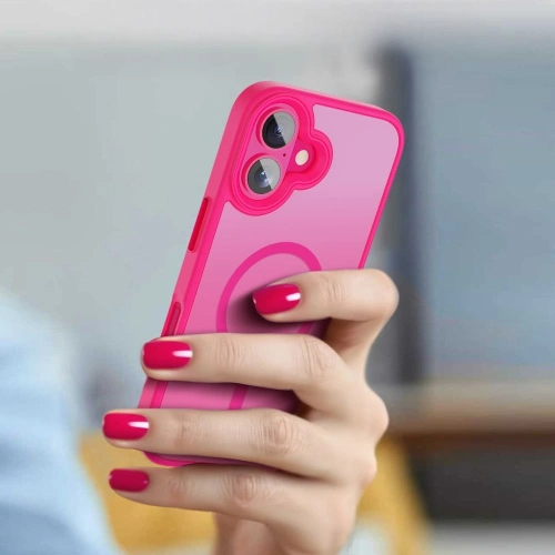 Etui Tech-Protect MagMat MagSafe do Apple iPhone 16 Blazing Pink