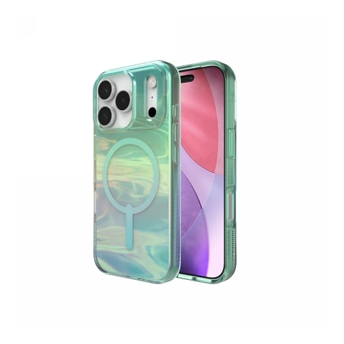 Etui ZAGG Milan Snap do Apple iPhone 17 Pro MagSafe (iridescent oil slick)