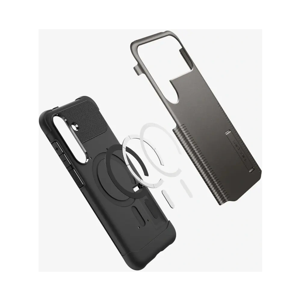 Etui Spigen Slim Armor Mag MagSafe do Samsung Galaxy S25 FE Gunmetal