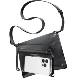 Spigen A640 Husă Universală Impermeabilă Crossbag Neagră