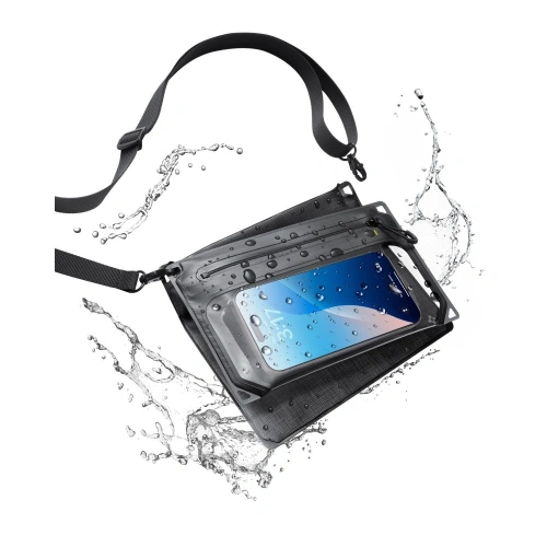 Etui Spigen A640 Universal Waterproof Case Crossbag Black