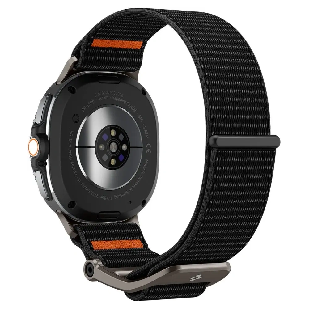 Pasek Spigen Durapro Flex do Samsung Galaxy Watch 8 / Classic 40/44/46mm Black