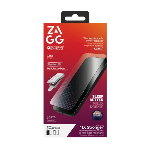 Szkło z filtrem światła niebieskiego ZAGG Invisibleshield Glass XTR5 do Apple iPhone 17