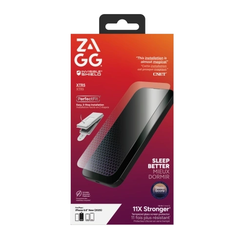 Szkło z filtrem światła niebieskiego ZAGG Invisibleshield Glass XTR5 do Apple iPhone Air