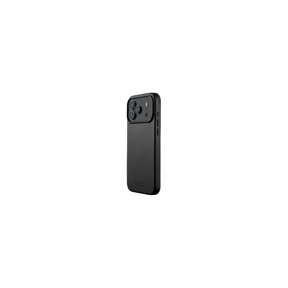 Etui Mujjo Leather Case do Apple iPhone 17 Pro MagSafe (black)