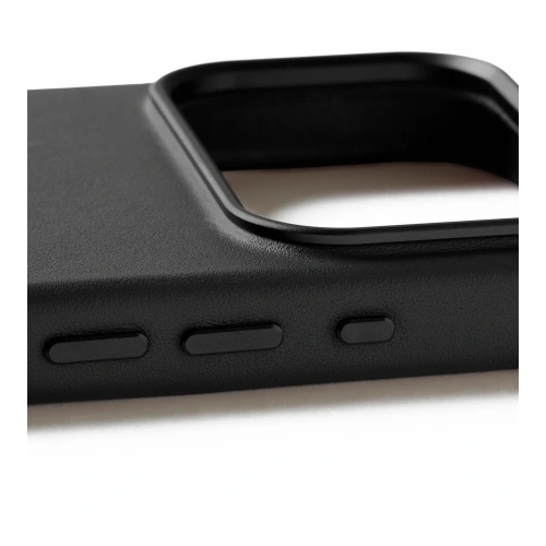 Etui Mujjo Leather Case do Apple iPhone 17 Pro MagSafe (black)