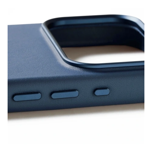 Etui Mujjo Leather Case do Apple iPhone 17 Pro MagSafe (monaco blue)