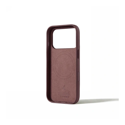 Etui Mujjo Leather Case do Apple iPhone 17 Pro MagSafe (bronze red)