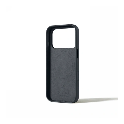 Etui Mujjo Leather Case do Apple iPhone 17 Pro MagSafe (basalt)