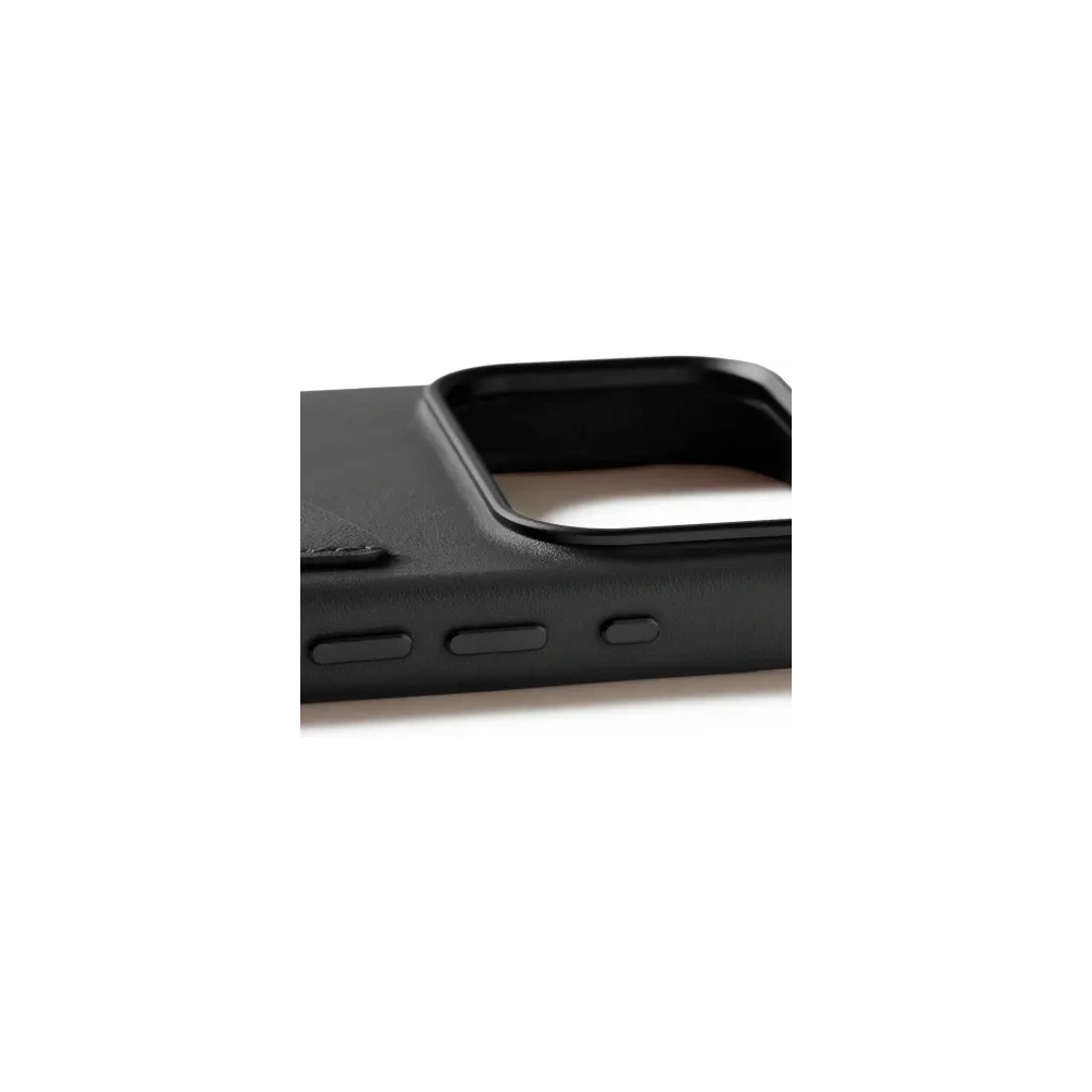 Etui Mujjo Wallet Leather Case do Apple iPhone 17 Pro MagSafe (black)