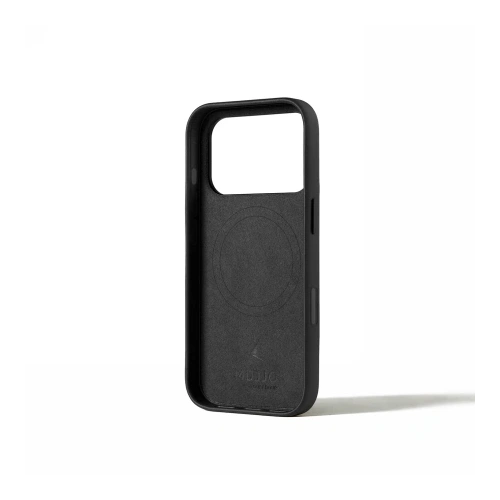 Etui Mujjo Wallet Leather Case do Apple iPhone 17 Pro MagSafe (black)