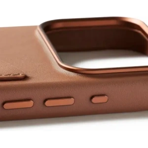 Etui Mujjo Wallet Leather Case do Apple iPhone 17 Pro MagSafe (tan)