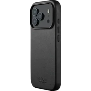 Etui Mujjo Leather Case do Apple iPhone 17 Pro Max MagSafe (black)