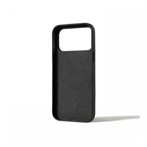 Etui Mujjo Leather Case do Apple iPhone 17 Pro Max MagSafe (black)