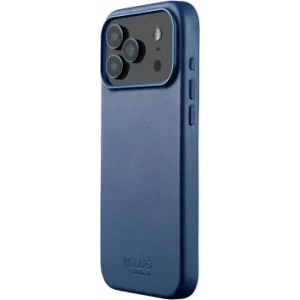 Etui Mujjo Leather Case do Apple iPhone 17 Pro Max MagSafe (monaco blue)