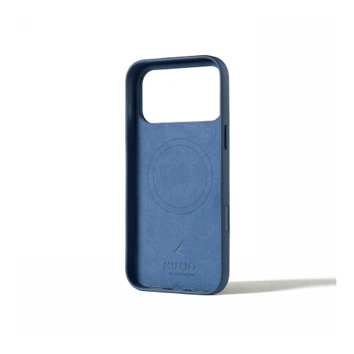 Etui Mujjo Leather Case do Apple iPhone 17 Pro Max MagSafe (monaco blue)