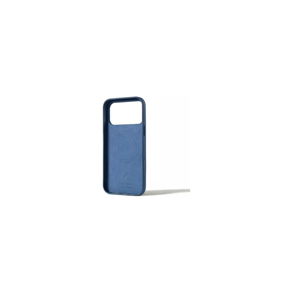 Etui Mujjo Leather Case do Apple iPhone 17 Pro Max MagSafe (monaco blue)