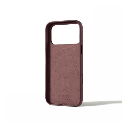 Etui Mujjo Leather Case do Apple iPhone 17 Pro Max MagSafe (bronze red)