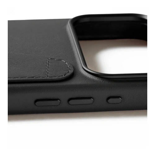 Etui Mujjo Wallet Leather Case do Apple iPhone 17 Pro Max MagSafe (black)