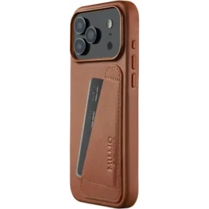 Etui Mujjo Wallet Leather Case do Apple iPhone 17 Pro Max MagSafe (tan)