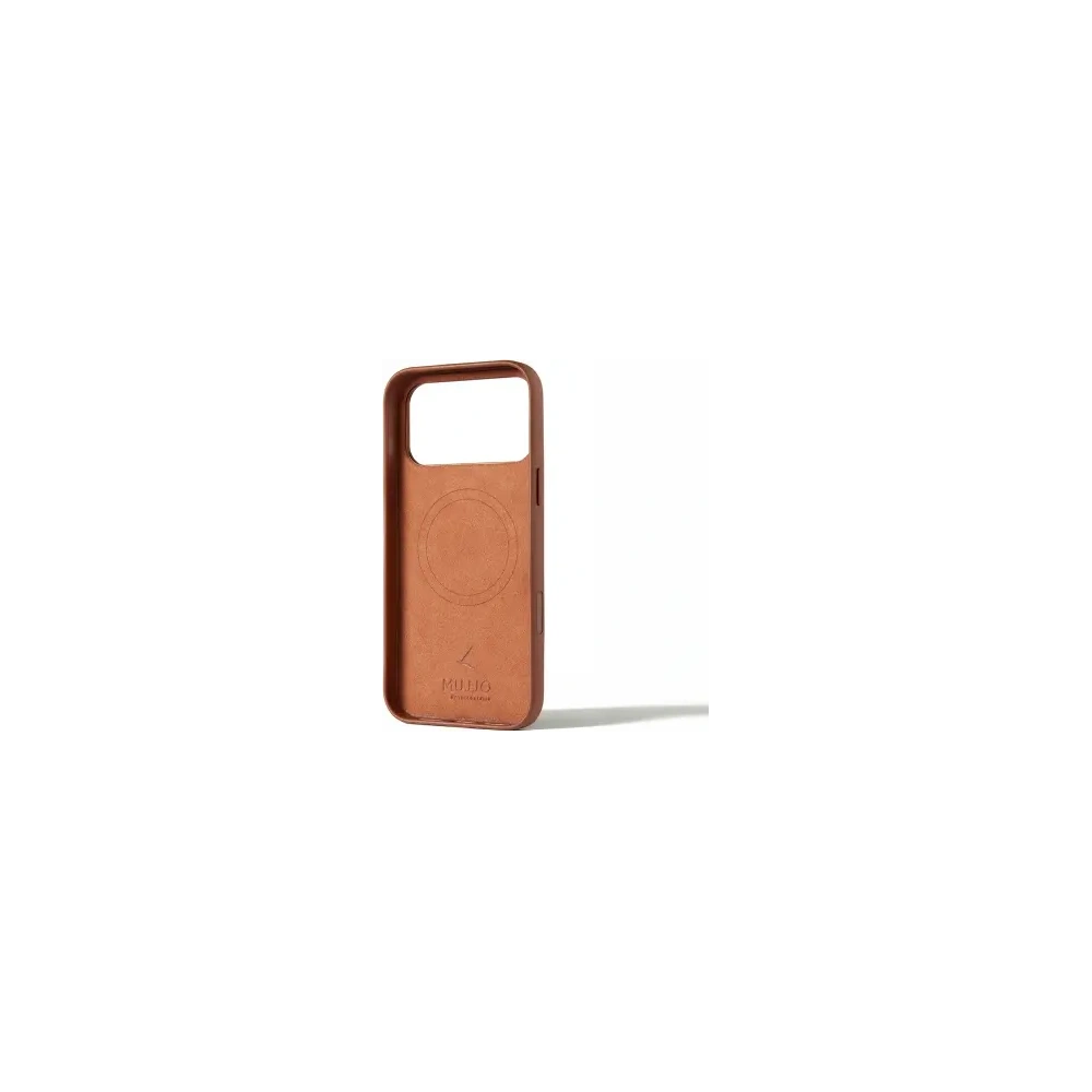 Etui Mujjo Wallet Leather Case do Apple iPhone 17 Pro Max MagSafe (tan)