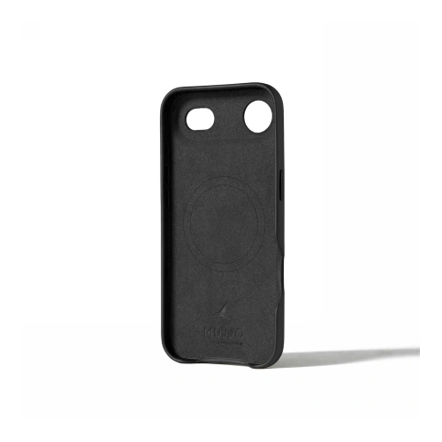 Etui Mujjo Leather Case do Apple iPhone Air MagSafe (black)