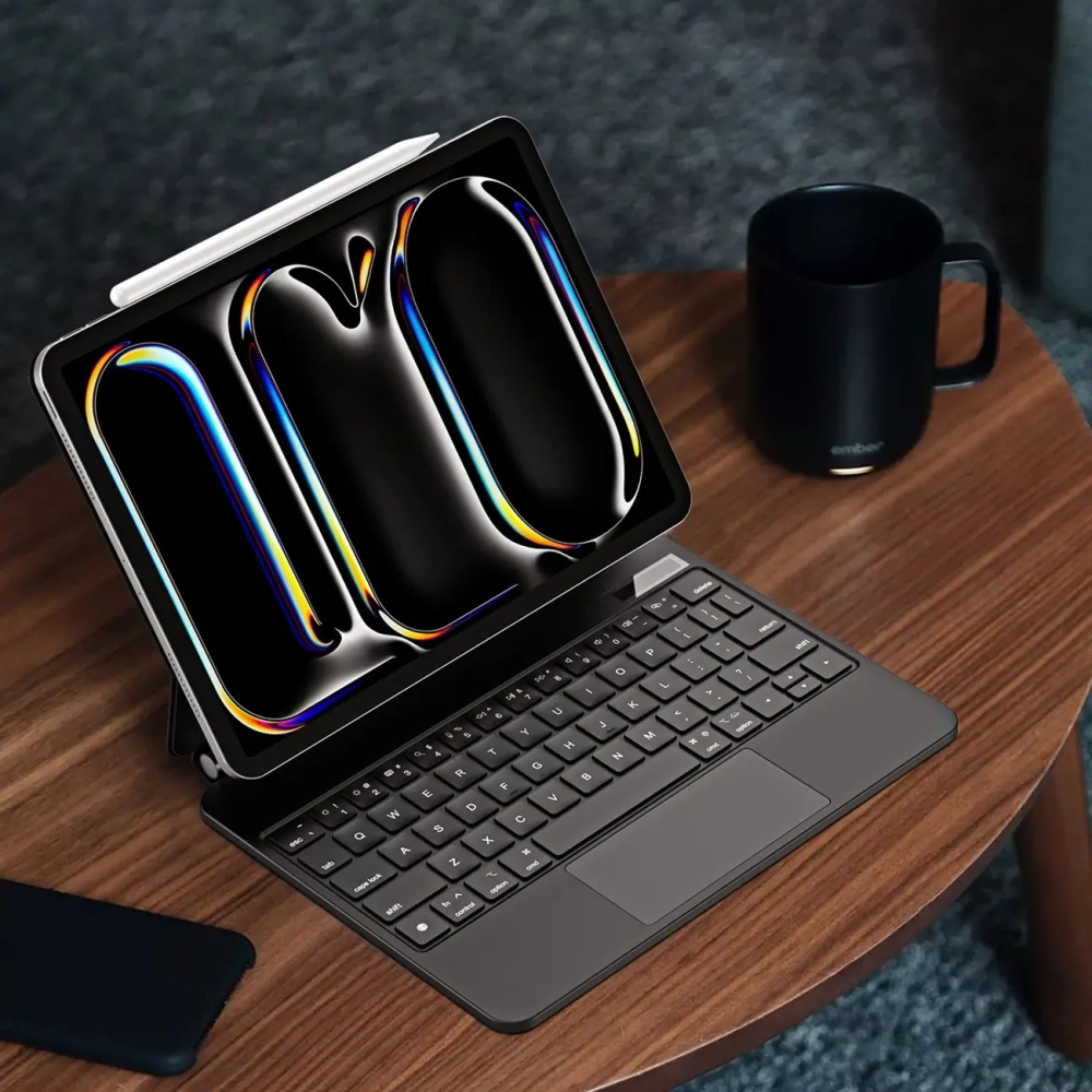 Etui Dux Ducis Keyboard (MK Series) z klawiaturą Bluetooth do Apple iPad Pro 11" 2024 czarna
