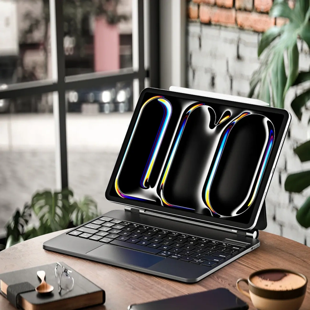 Etui Dux Ducis Keyboard (MK Series) z klawiaturą Bluetooth do Apple iPad Pro 11" 2024 czarna