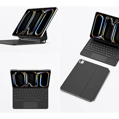 Etui Dux Ducis Keyboard (MK Series) z klawiaturą Bluetooth do Apple iPad Pro 11" 2024 czarna