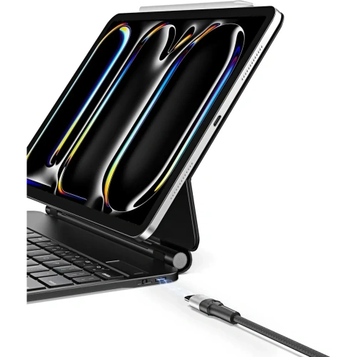 Etui Dux Ducis Keyboard (MK Series) z klawiaturą Bluetooth do Apple iPad Pro 11" 2024 czarna